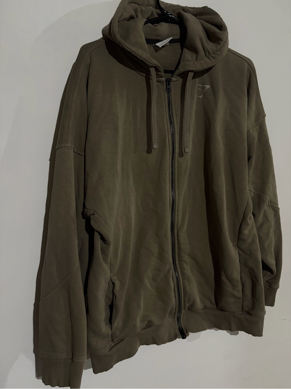 Gum shark Olive Green Full-Zip Hoodie Sweatshirt
